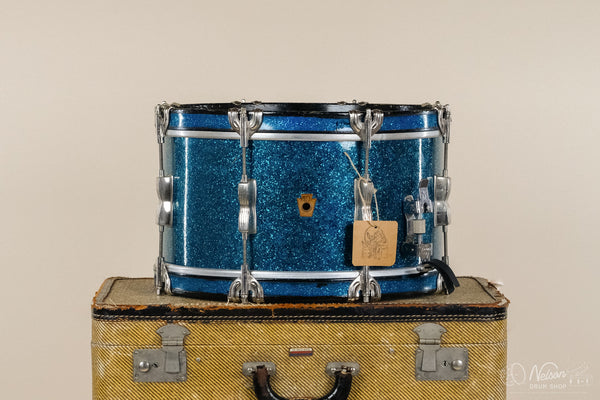 1950s WFL 'Contest Model' No. 472 in Aqua Sparkle - 8x15