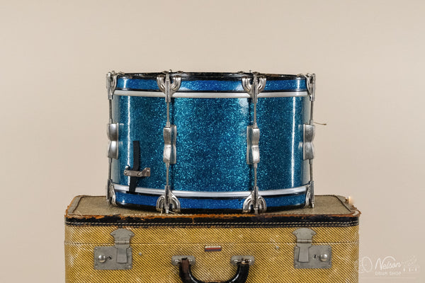 1950s WFL 'Contest Model' No. 472 in Aqua Sparkle - 8x15