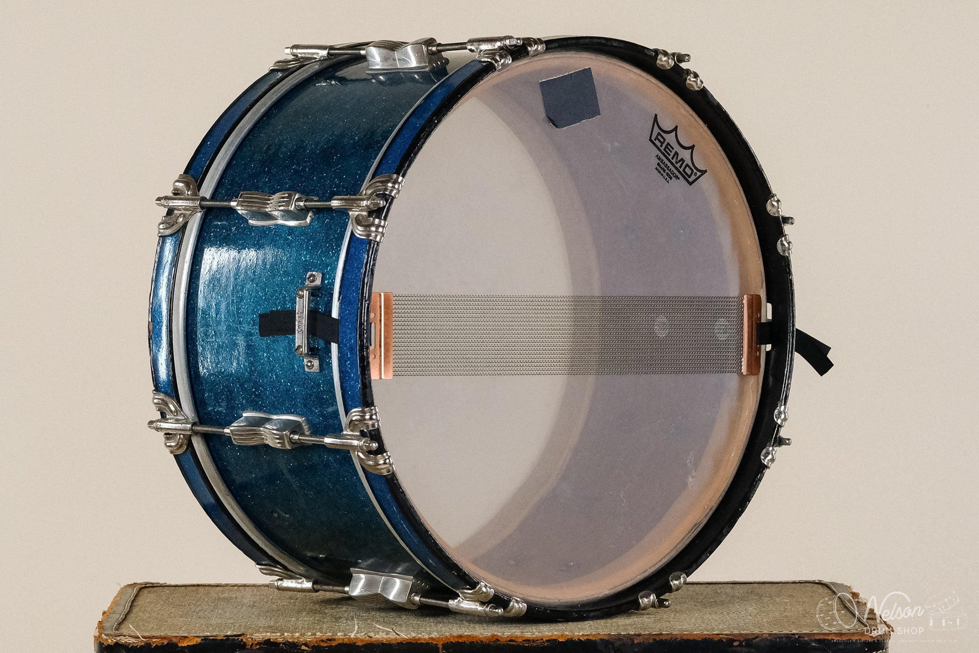 1950s WFL 'Contest Model' No. 472 in Aqua Sparkle - 8x15