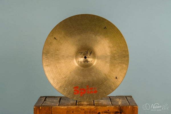 Used Spizz Crash Ride with 4 rivet holes - 18"