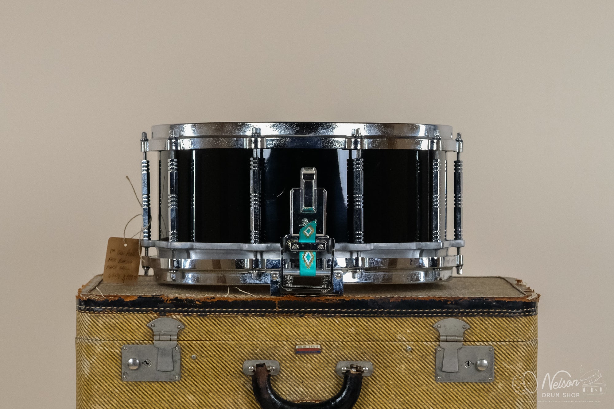 1st Gen Pearl Free Floating Maple Shell in Black Gloss - 6.5x14