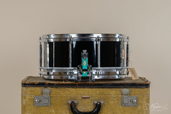 1st Gen Pearl Free Floating Maple Shell in Black Gloss - 6.5x14