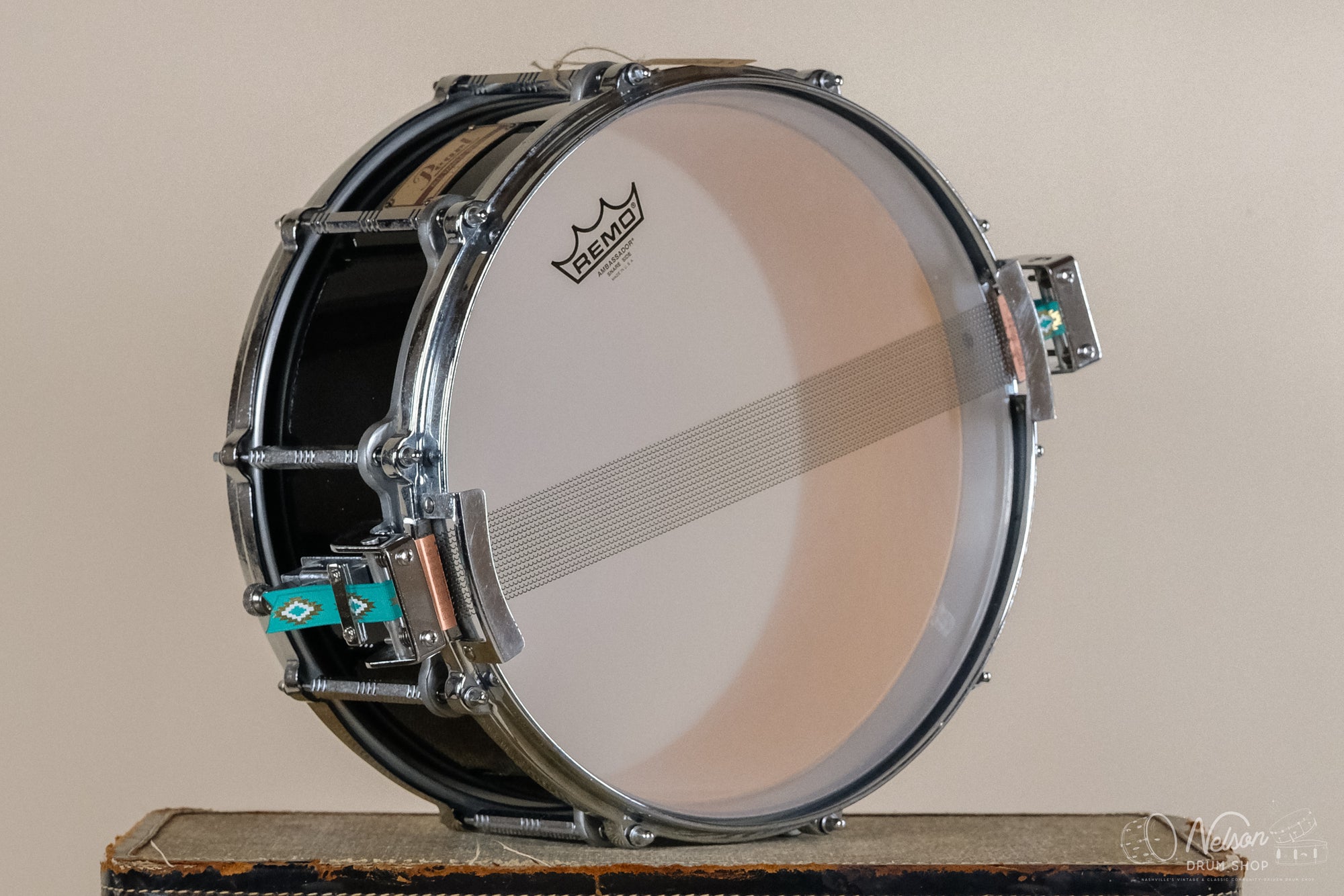 1st Gen Pearl Free Floating Maple Shell in Black Gloss - 6.5x14