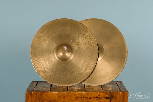 1950s/70s Avedis Zildjian Hi Hats - 14"