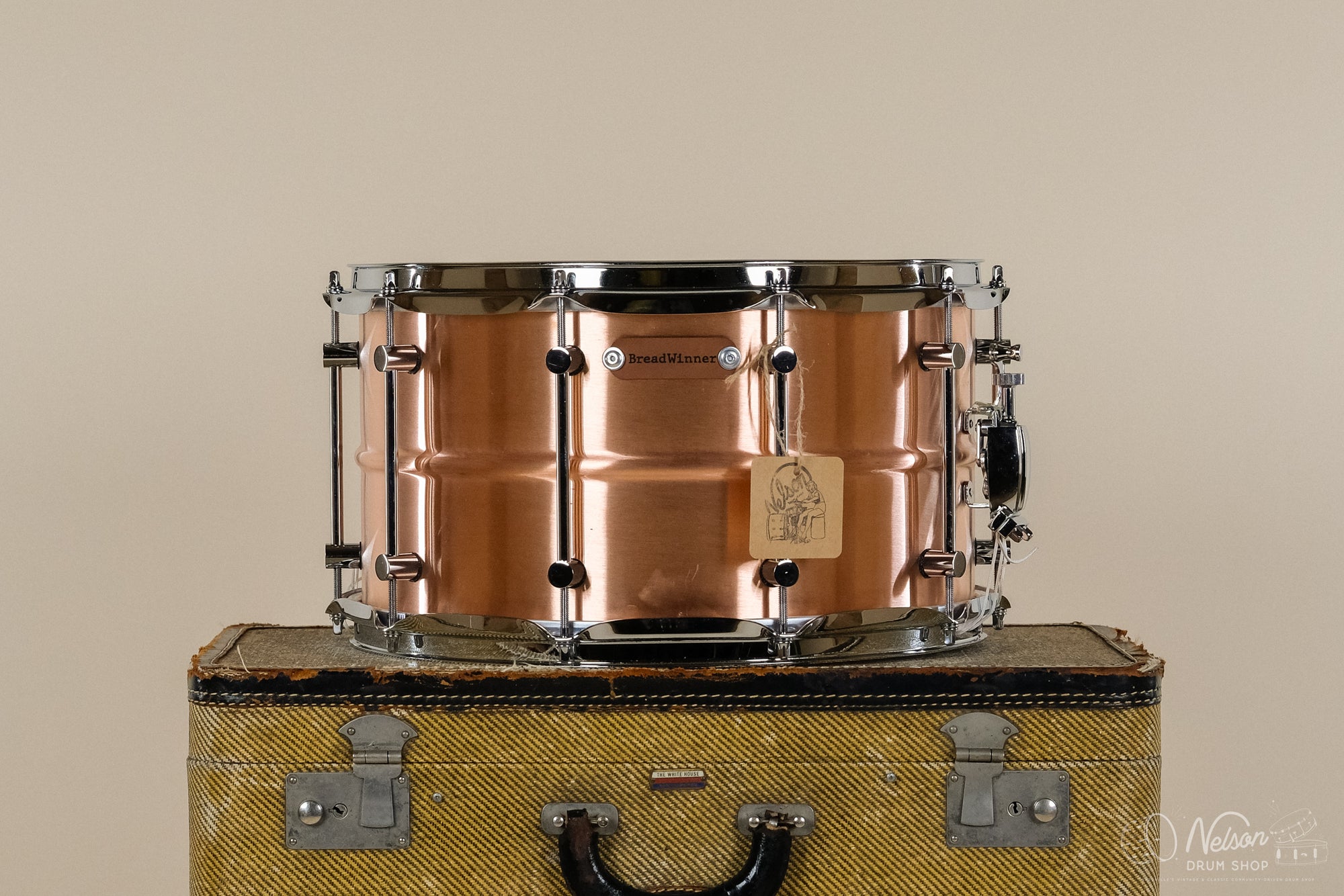 Breadwinner 'Pocket Change' Beaded Shell in Polished Copper - 8x14