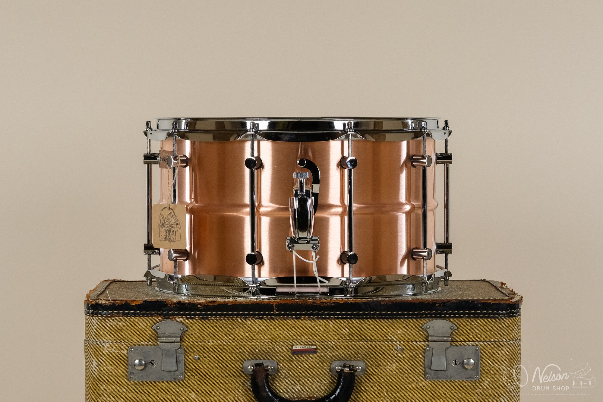 Breadwinner 'Pocket Change' Beaded Shell in Polished Copper - 8x14