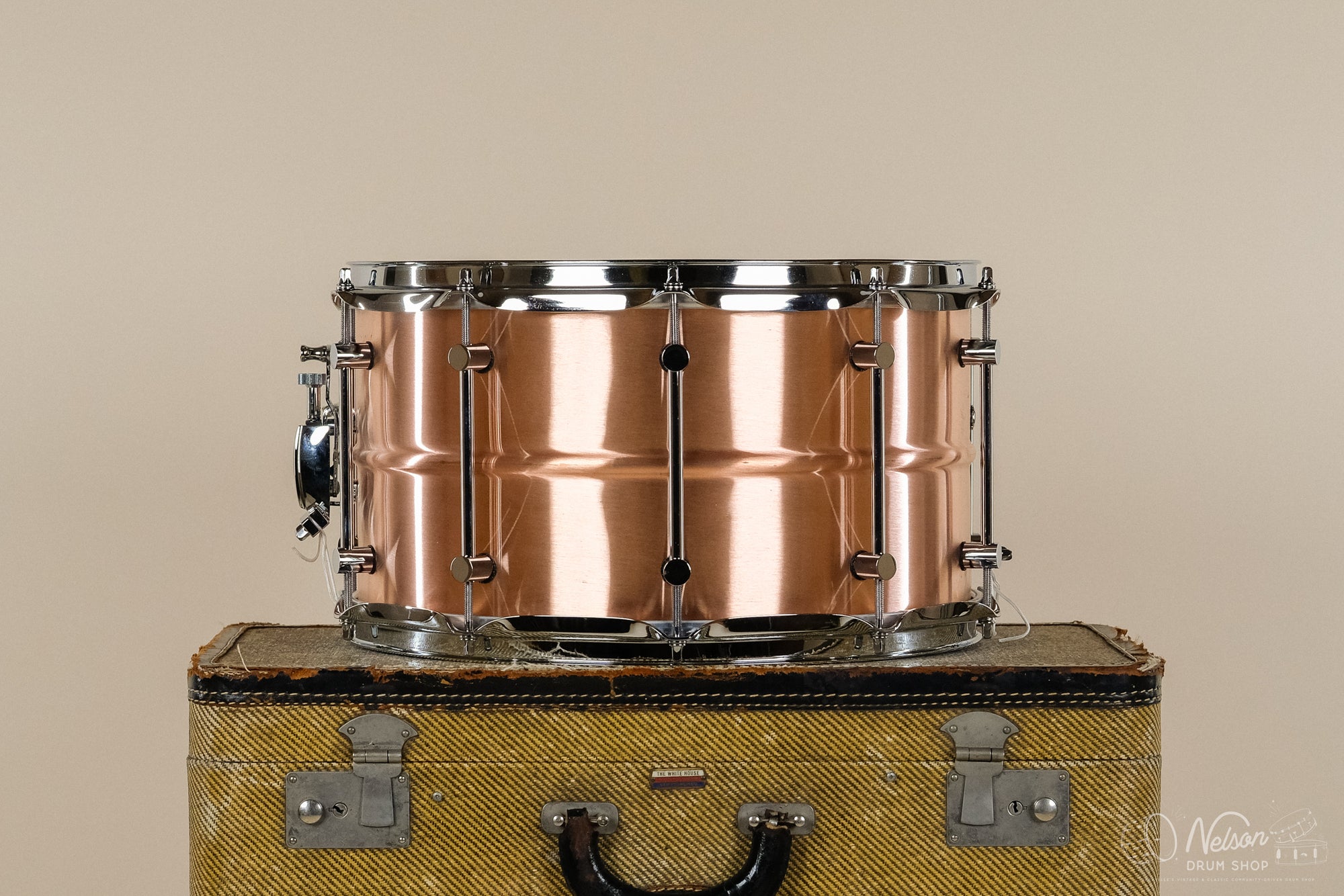 Breadwinner 'Pocket Change' Beaded Shell in Polished Copper - 8x14