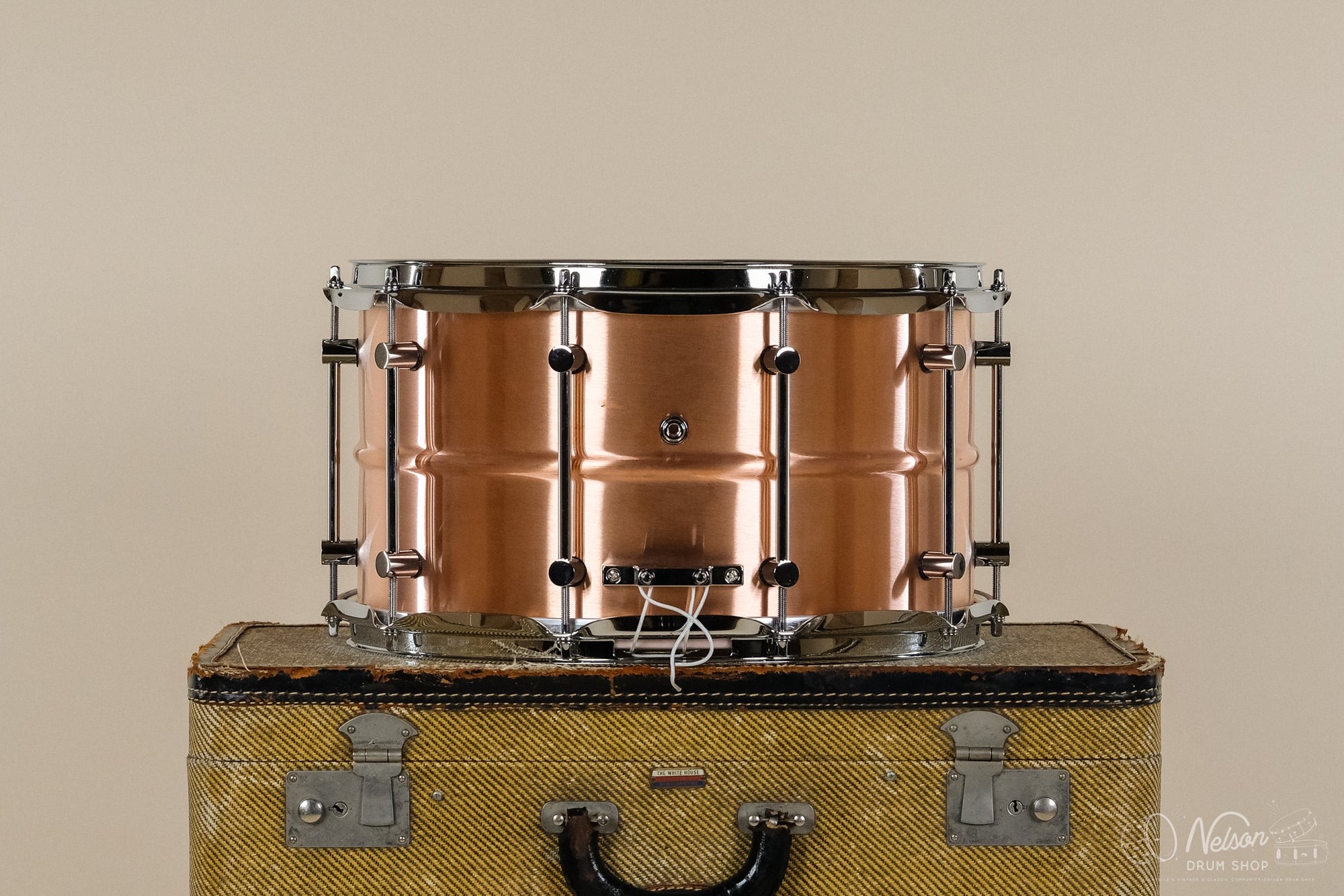 Breadwinner 'Pocket Change' Beaded Shell in Polished Copper - 8x14