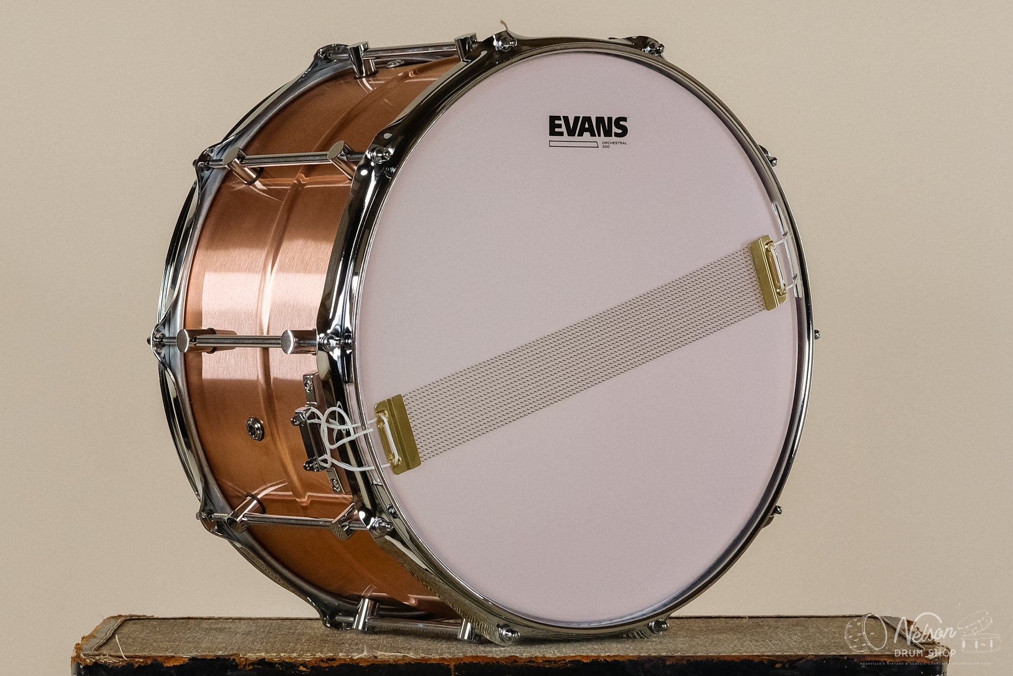 Breadwinner 'Pocket Change' Beaded Shell in Polished Copper - 8x14