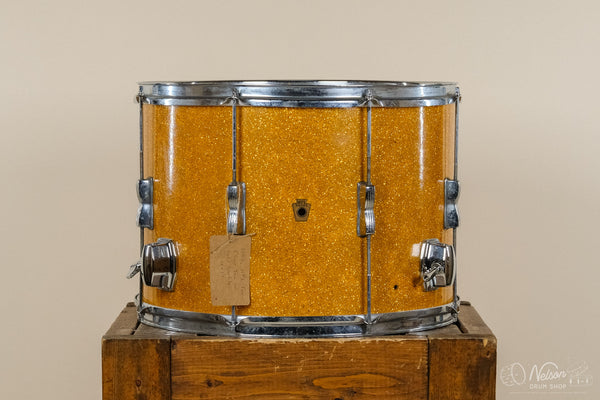 1950s WFL Tenor Floor Tom in Gold Sparkle - 12x17