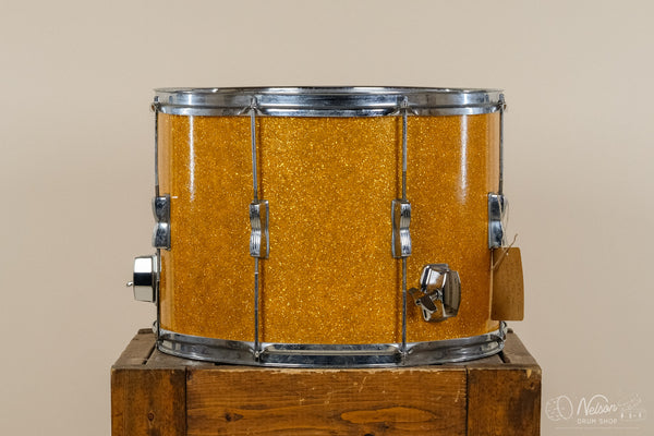 1950s WFL Tenor Floor Tom in Gold Sparkle - 12x17