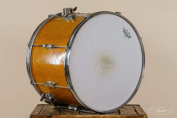 1950s WFL Tenor Floor Tom in Gold Sparkle - 12x17