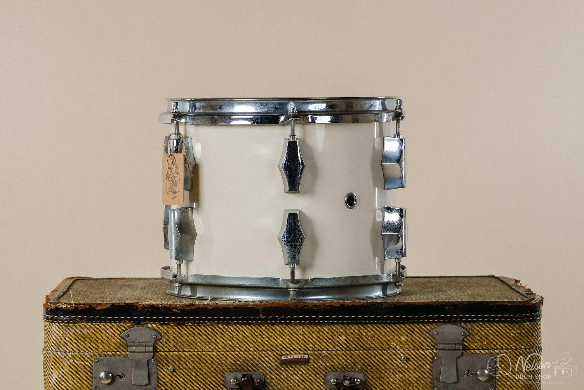 1980s Corder in White Formex Finish - 8x10