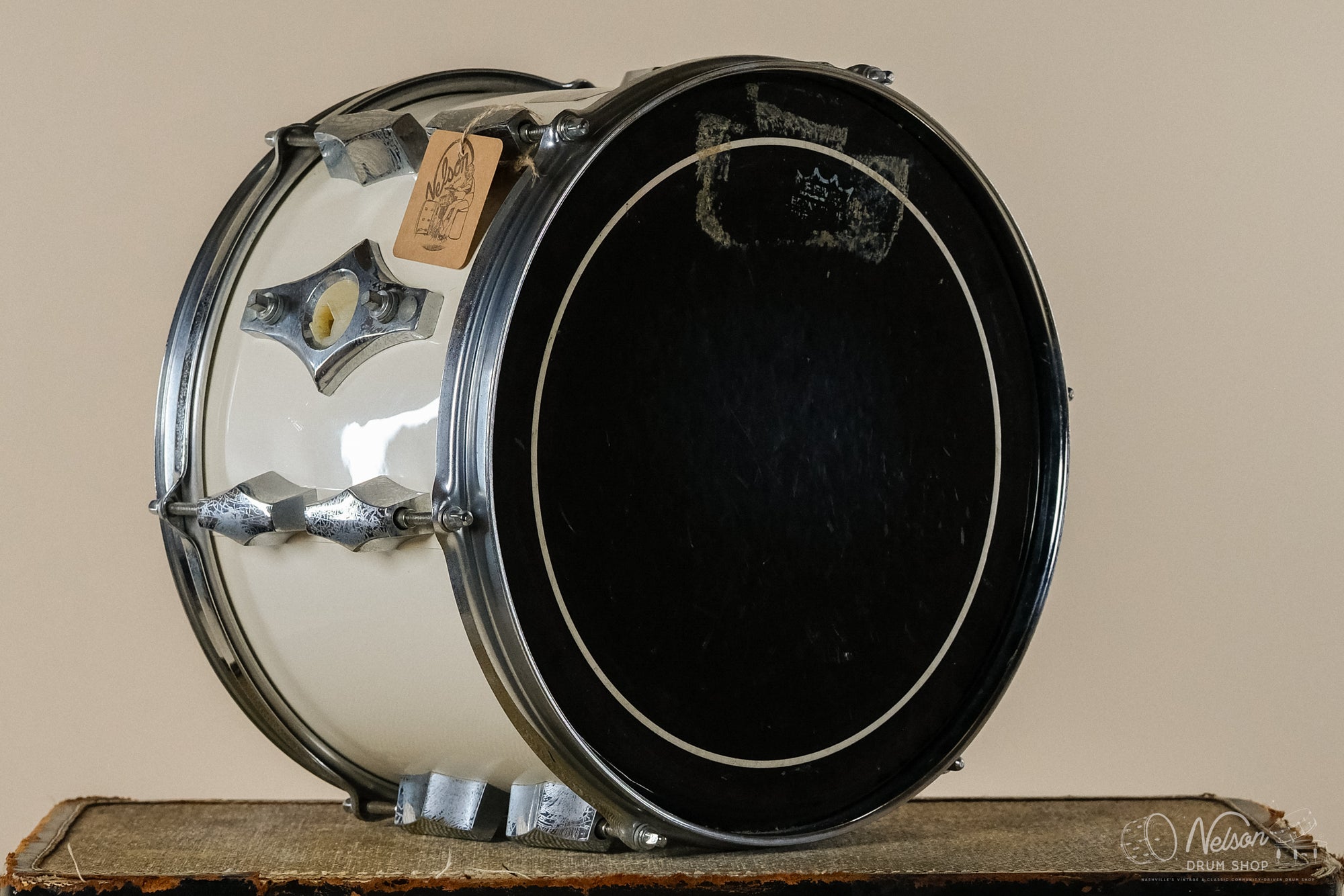 1980s Corder in White Formex Finish - 8x12