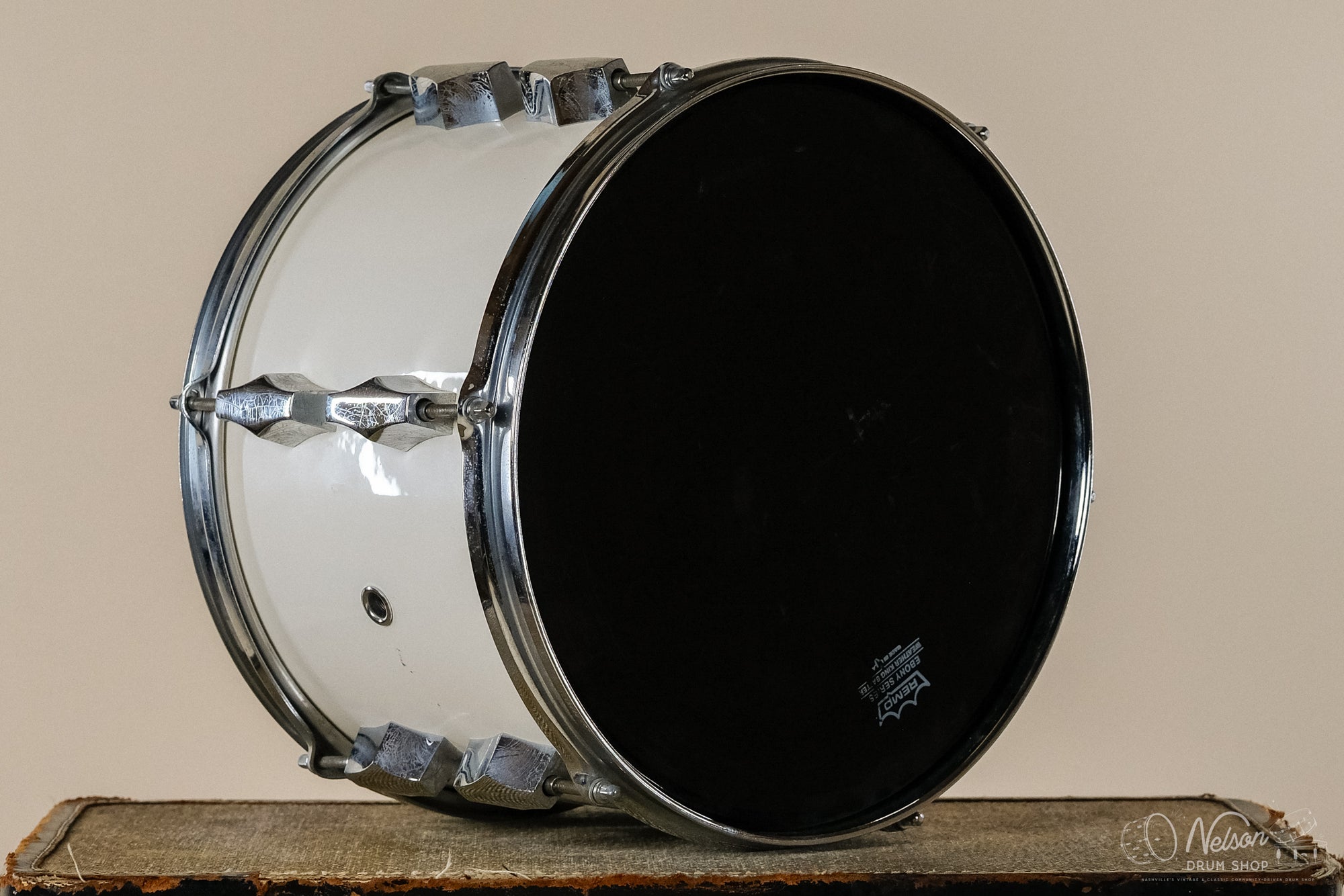 1980s Corder in White Formex Finish - 8x12