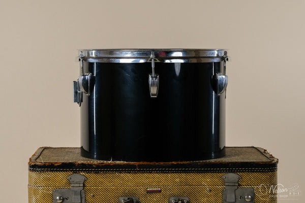 1970s Ludwig Vistalite Concert Tom in Black - 9x13