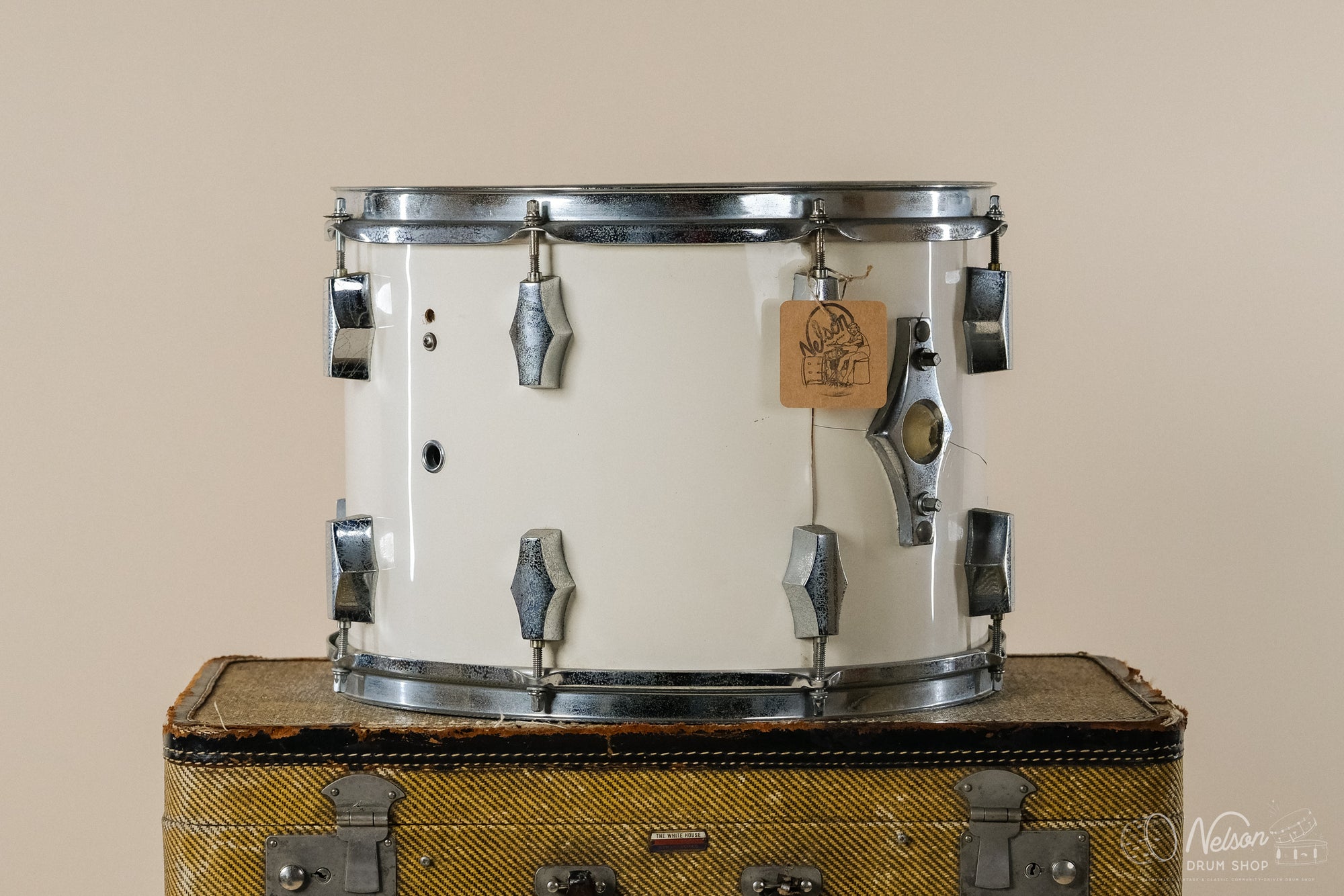 1980s Corder in White Formex Finish - 10x14