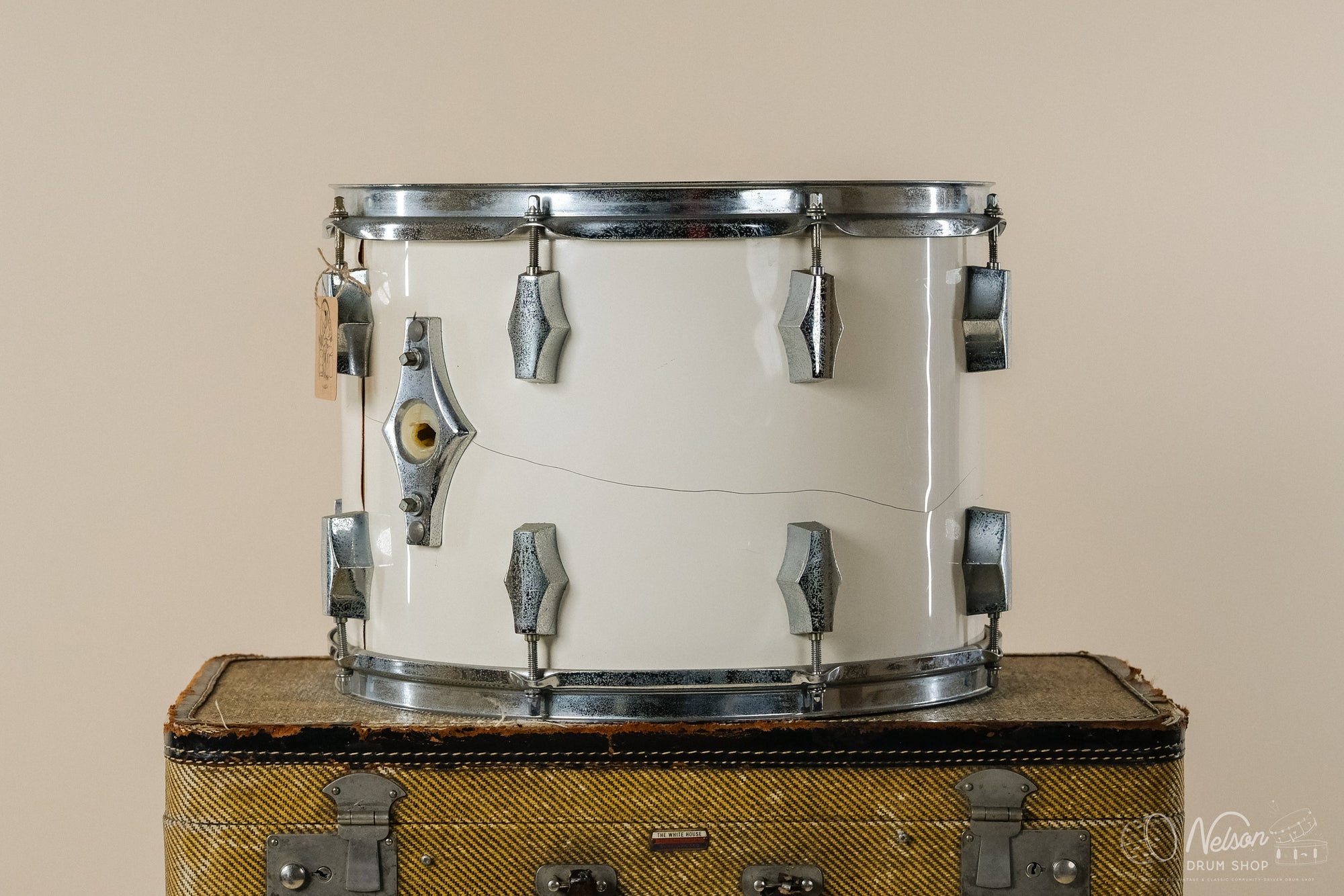 1980s Corder in White Formex Finish - 10x14