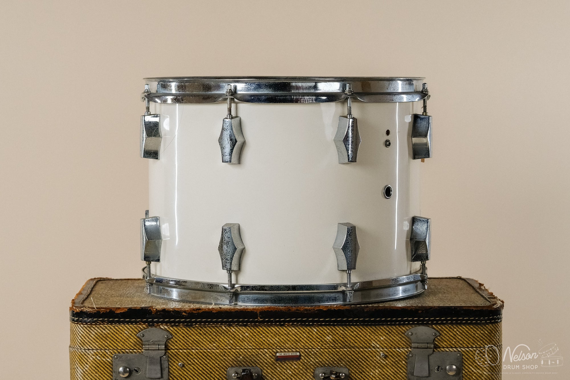 1980s Corder in White Formex Finish - 10x14