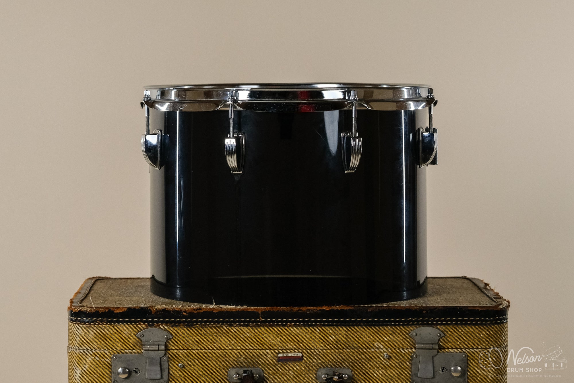 1970s Ludwig Vistalite Concert Tom in Smoke - 10x14