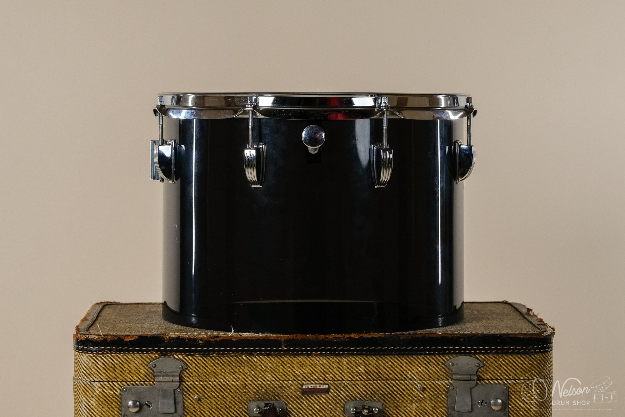 1970s Ludwig Vistalite Concert Tom in Smoke - 10x14