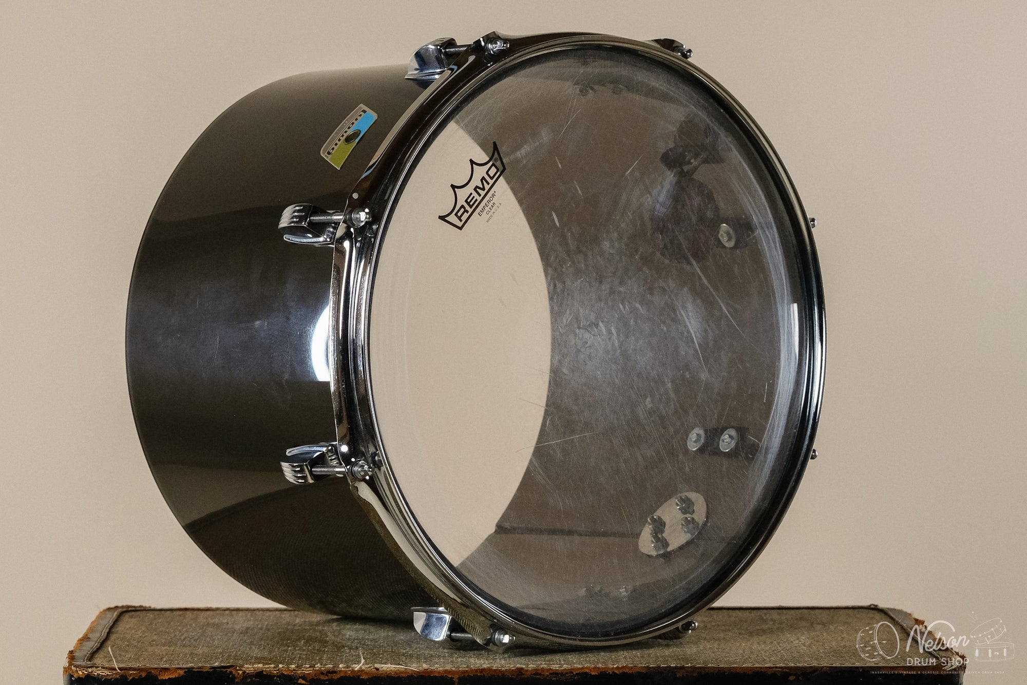 1970s Ludwig Vistalite Concert Tom in Smoke - 10x14