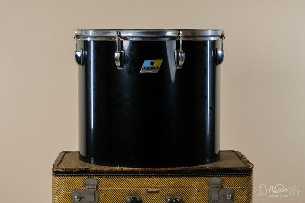 1970s Ludwig Vistalite Concert Tom in Black - 14x16