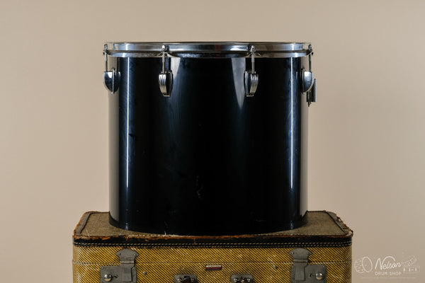 1970s Ludwig Vistalite Concert Tom in Black - 14x16