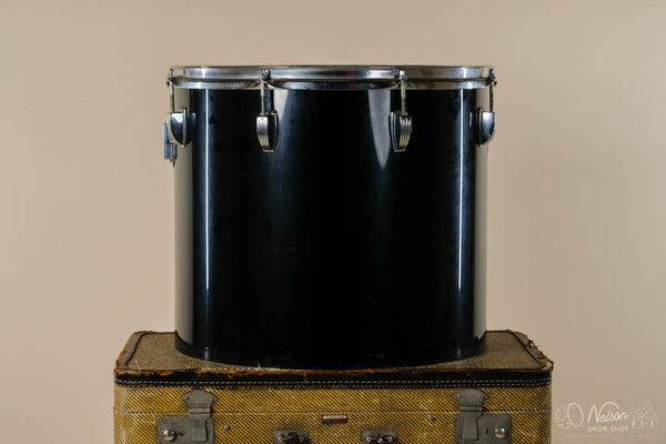 1970s Ludwig Vistalite Concert Tom in Black - 14x16