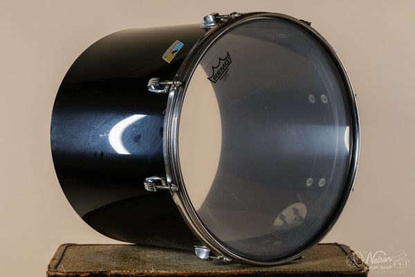 1970s Ludwig Vistalite Concert Tom in Black - 14x16