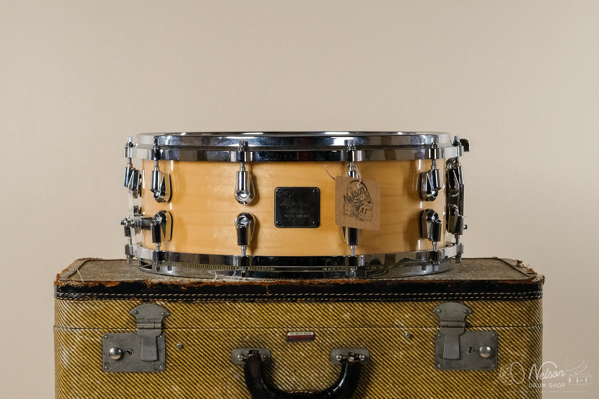 Used Yamaha Maple Custom Absolute 1 of 1 Keith Carlock Custom - 5.5x14