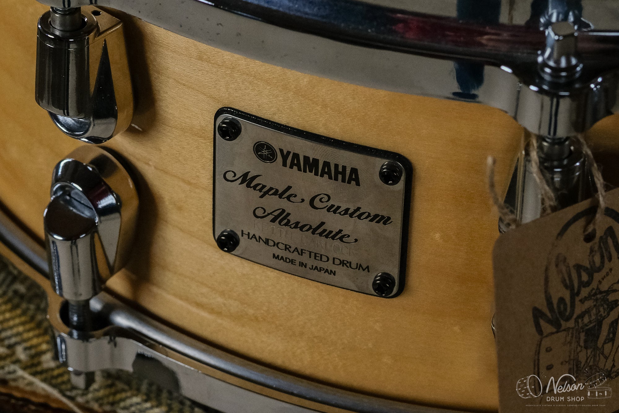 Used Yamaha Maple Custom Absolute 1 of 1 Keith Carlock Custom - 5.5x14