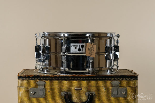 1980s Sonor D 506 Ferromanganese Steel - 6.5x14