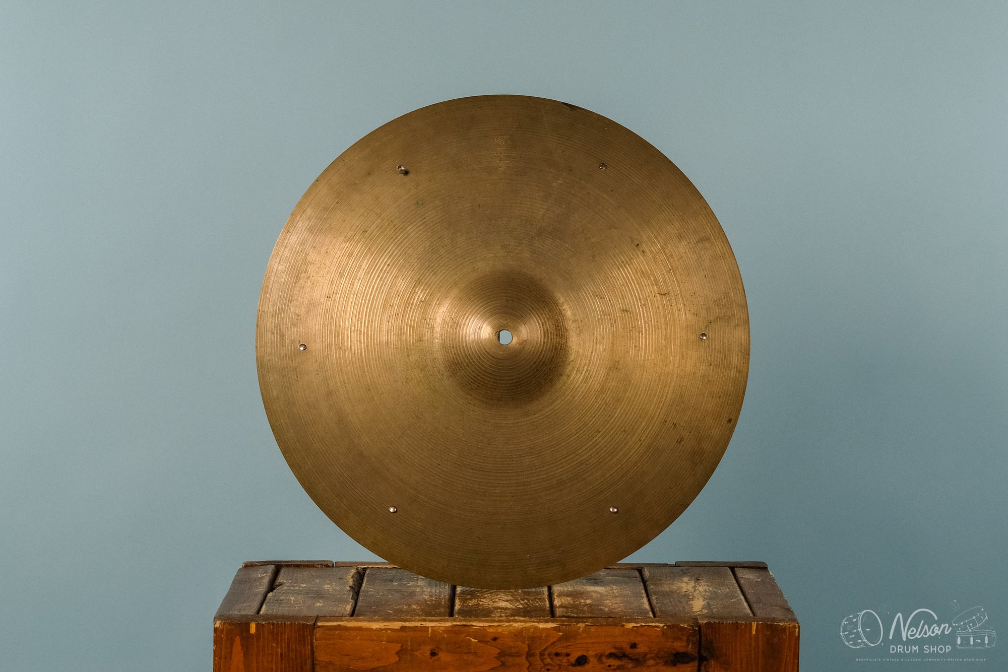 1960s Zildjian Sizzle Ride (cracked) - 18"