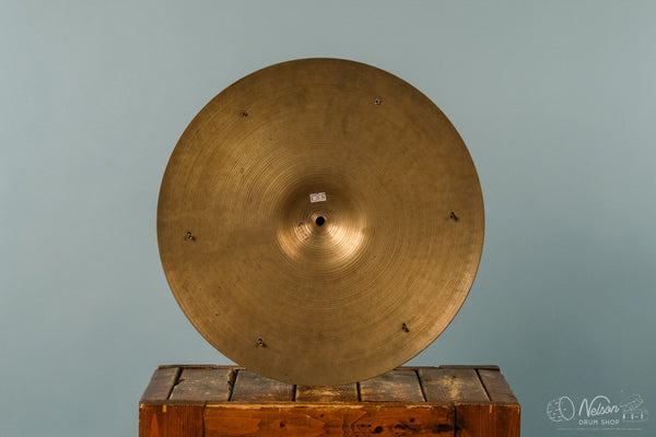 1960s Zildjian Sizzle Ride (cracked) - 18"