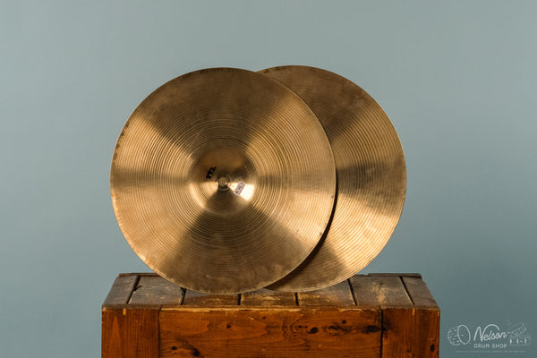 Late 1950s Zildjian Avedis Small Stamp Hi-hats - 14"