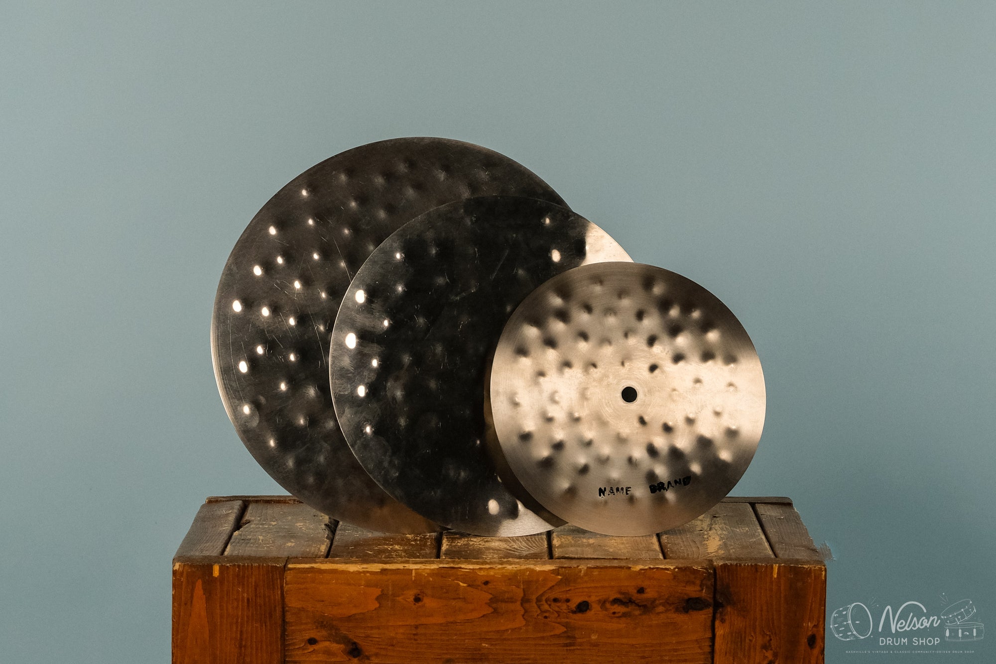 Name Brand Cymbals Stainless Steel Clap Stack - 13/11/9"