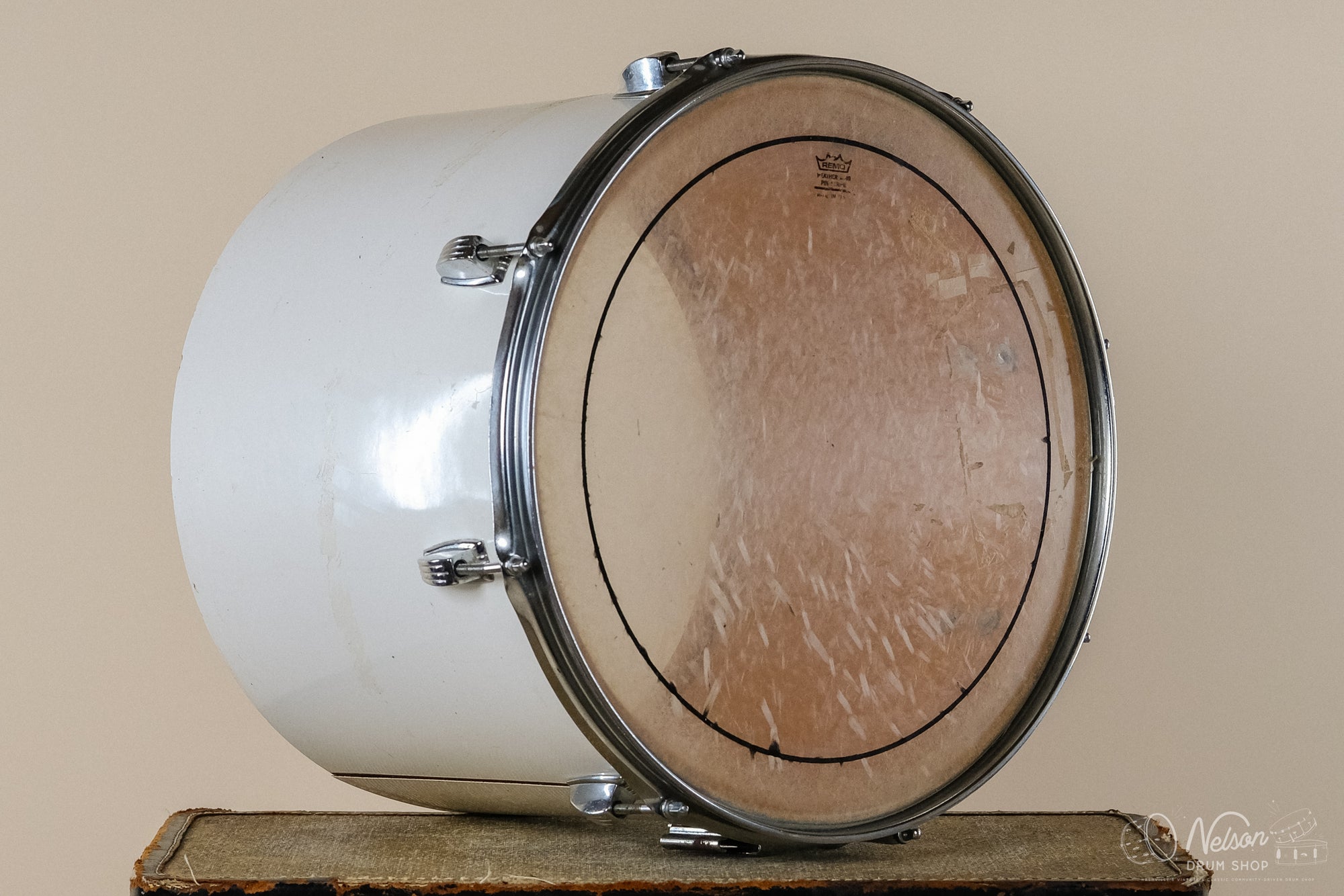 1970s Ludwig Concert Tom in White Cortex - 12x15