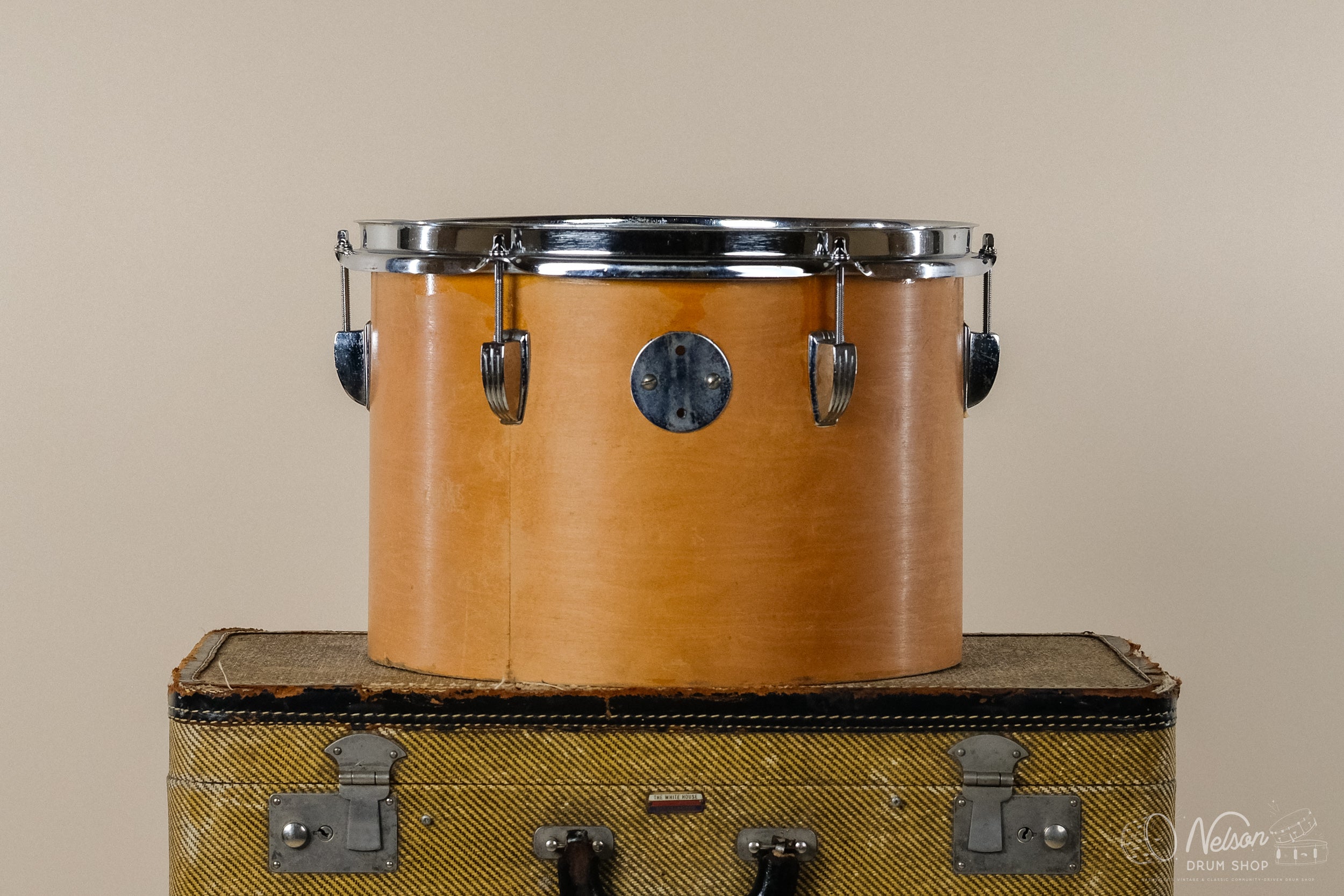 1970s Ludwig Concert Tom in Maple Thermogloss - 9x13 – Nelson Drum