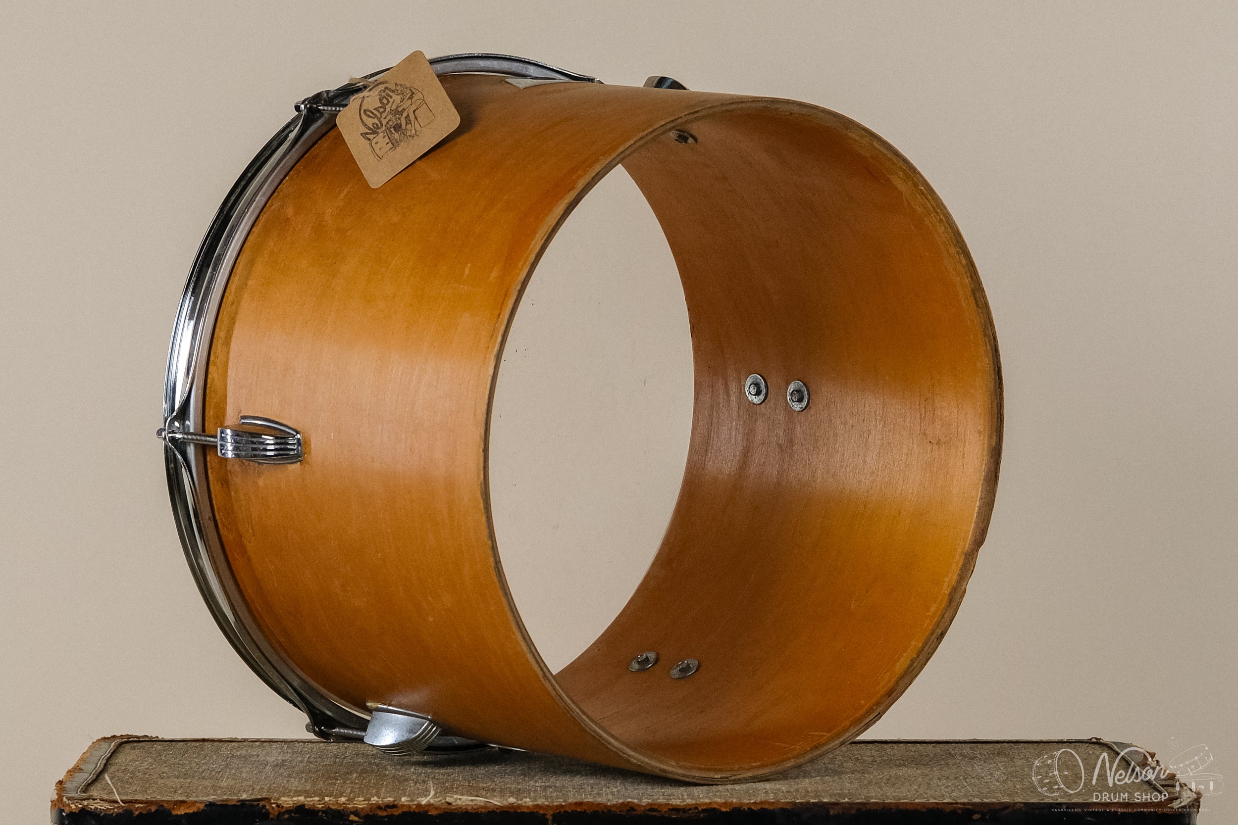 1970s Ludwig Concert Tom in Maple Thermogloss - 9x13 – Nelson Drum