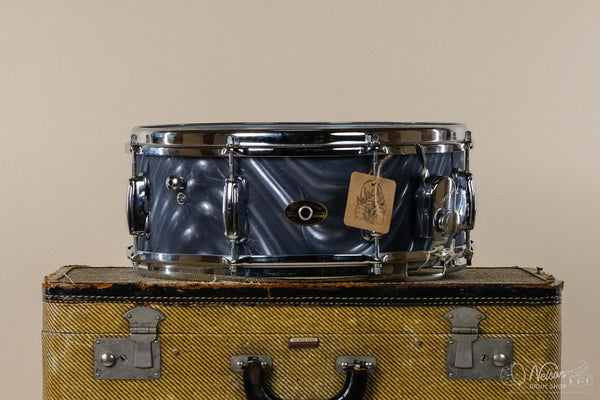 1960s Slingerland 'Artist Model' in Charcoal Satin Flame - 5.5x14"