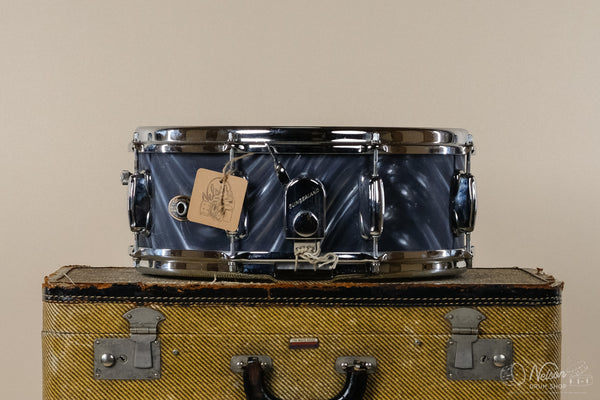 1960s Slingerland 'Artist Model' in Charcoal Satin Flame - 5.5x14"