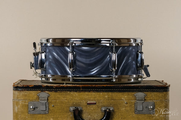 1960s Slingerland 'Artist Model' in Charcoal Satin Flame - 5.5x14"