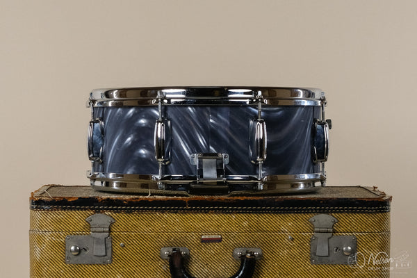 1960s Slingerland 'Artist Model' in Charcoal Satin Flame - 5.5x14"