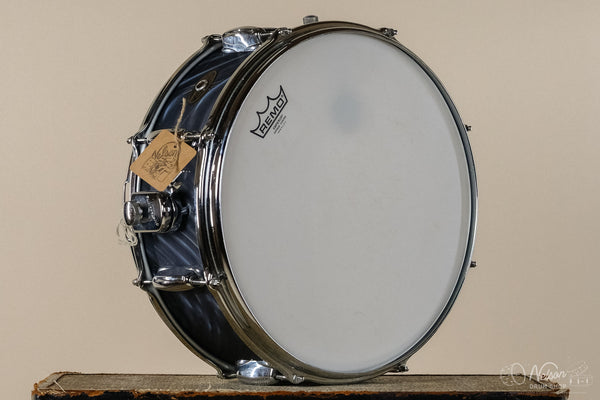 1960s Slingerland 'Artist Model' in Charcoal Satin Flame - 5.5x14"