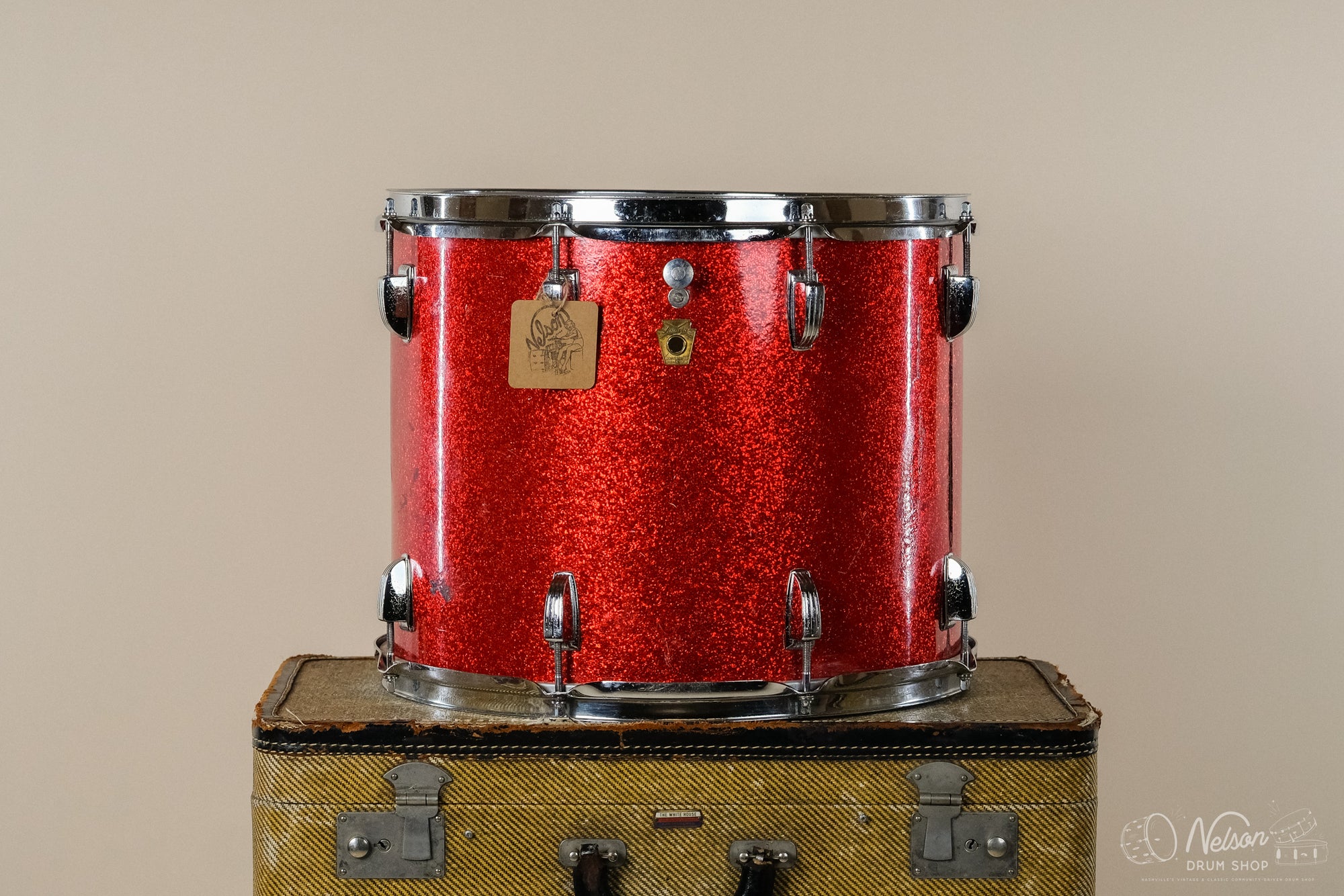 Dec. 13, 1966 Ludwig Tenor Tom in Red Sparkle - 12x15