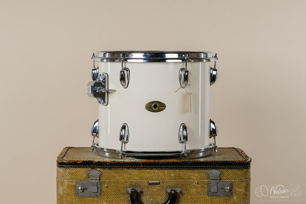 1990s Ridgeland Slingerland Rack Tom in White Lacquer - 10x13