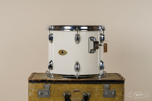 1990s Ridgeland Slingerland Rack Tom in White Lacquer - 10x13