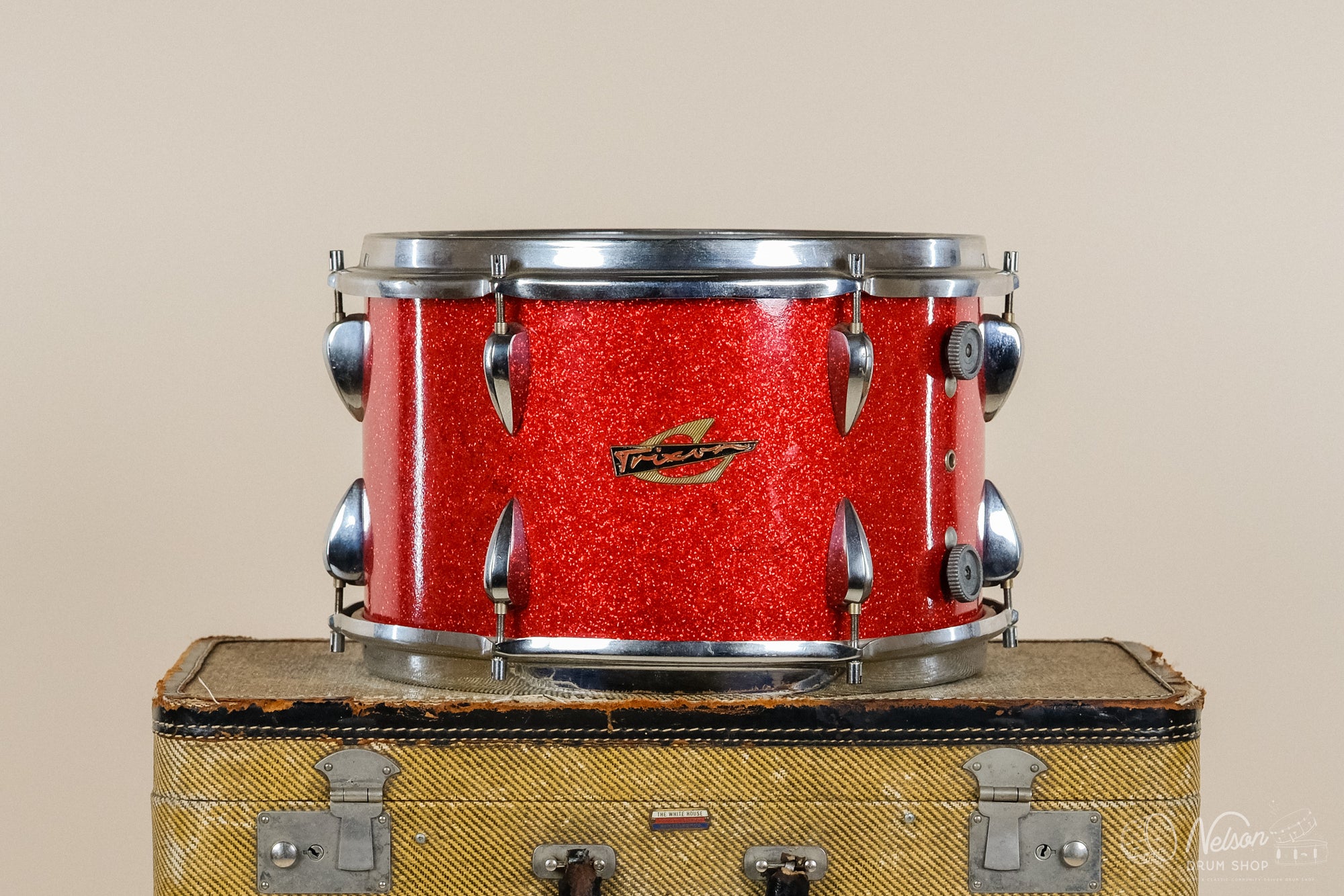 1960s Trixon Tom in Red Sparkle - 8x13