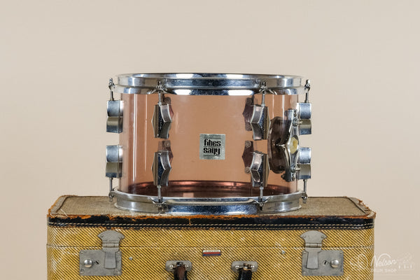 1970s Fibes Crystalite Tom in Smoke - 8x12